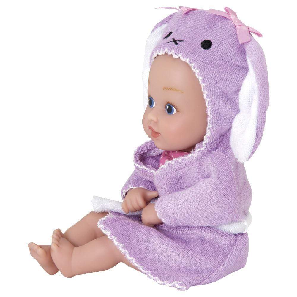 Adora 8.5" Bathtime Baby Tot Bunny - Washable, Soft & Cuddly Baby Doll for Ages 1+