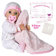 Adora Doll Adoption Lifelike Newborn Baby Doll Hope, 16 inch Adora