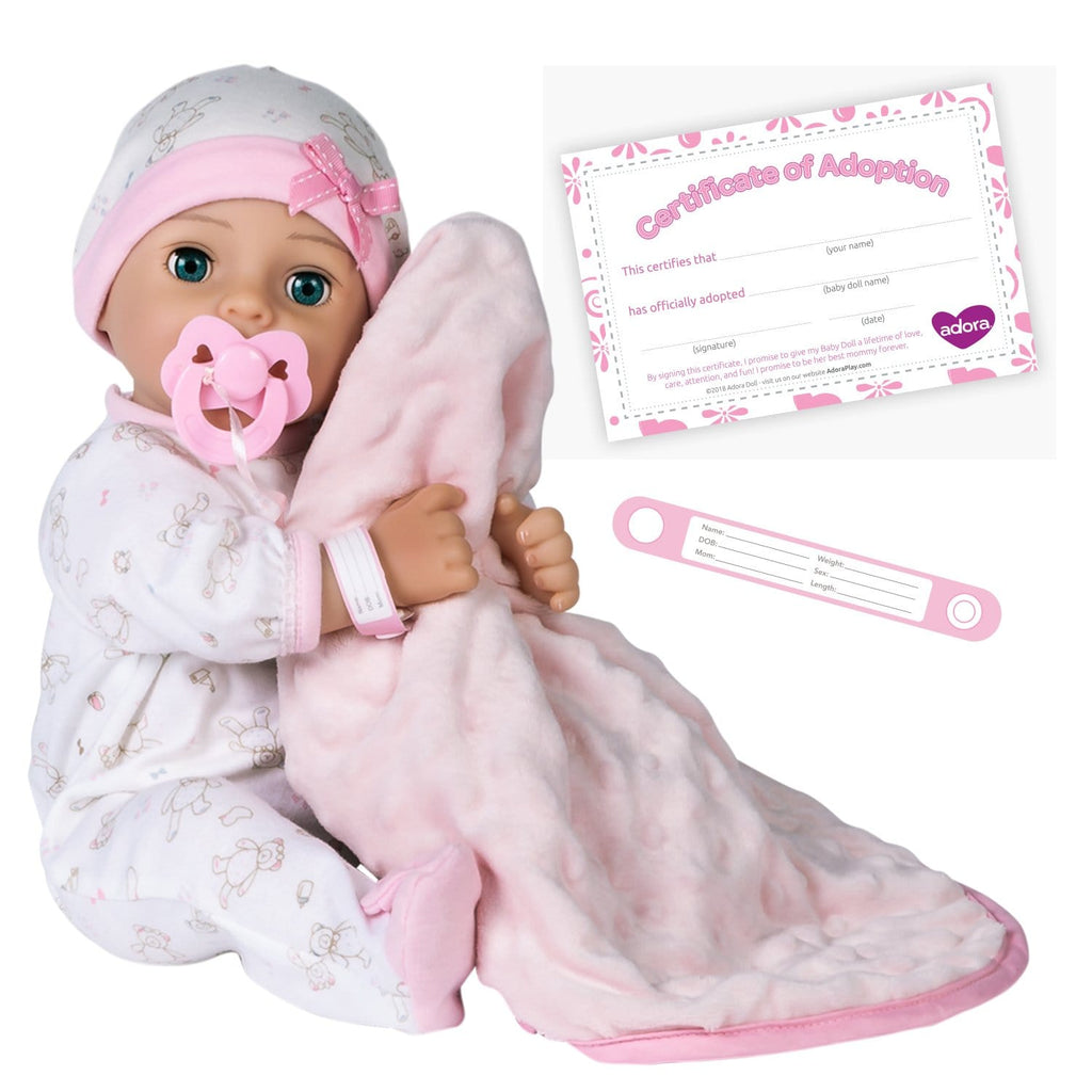 Adora Doll Adoption Lifelike Newborn Baby Doll Hope, 16 inch Adora