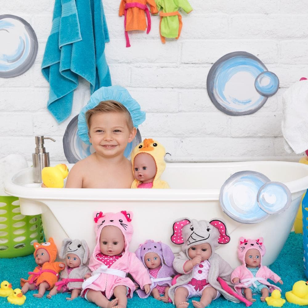 Best Bath Toy for 1 year old Girls - BathTime Baby Ducky | Adora