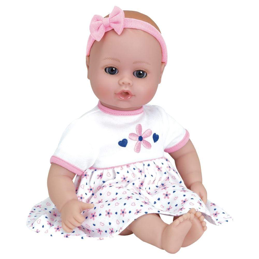 Adora 13" Washable Soft Baby Doll for Toddlers - Playtime Baby Petal Pink, Ages 1+