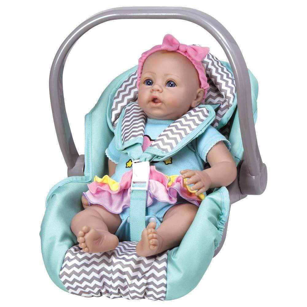 Blue doll car seat sales