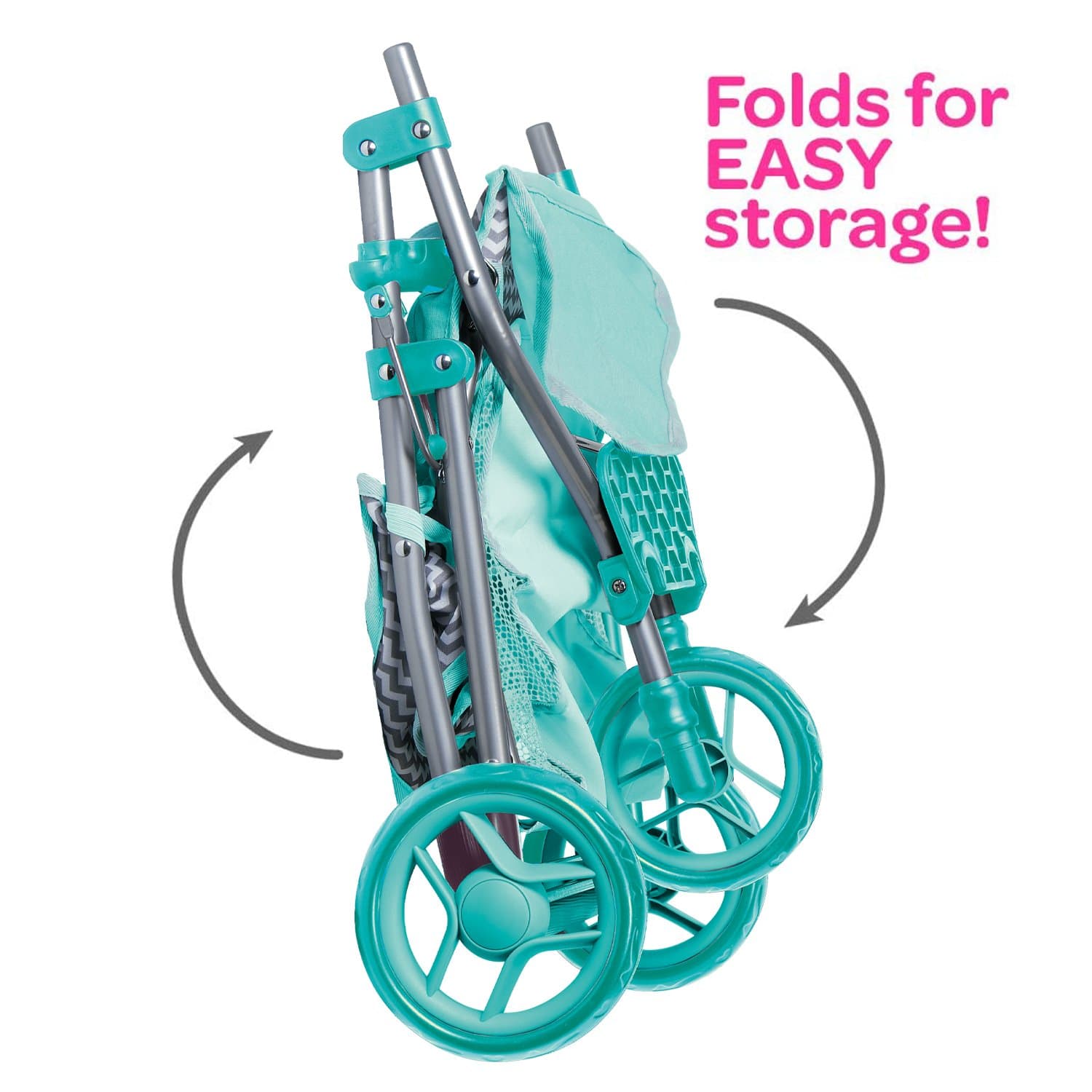 Adora Accessories Doll Stroller Zig Zag Twin Jogger Stroller