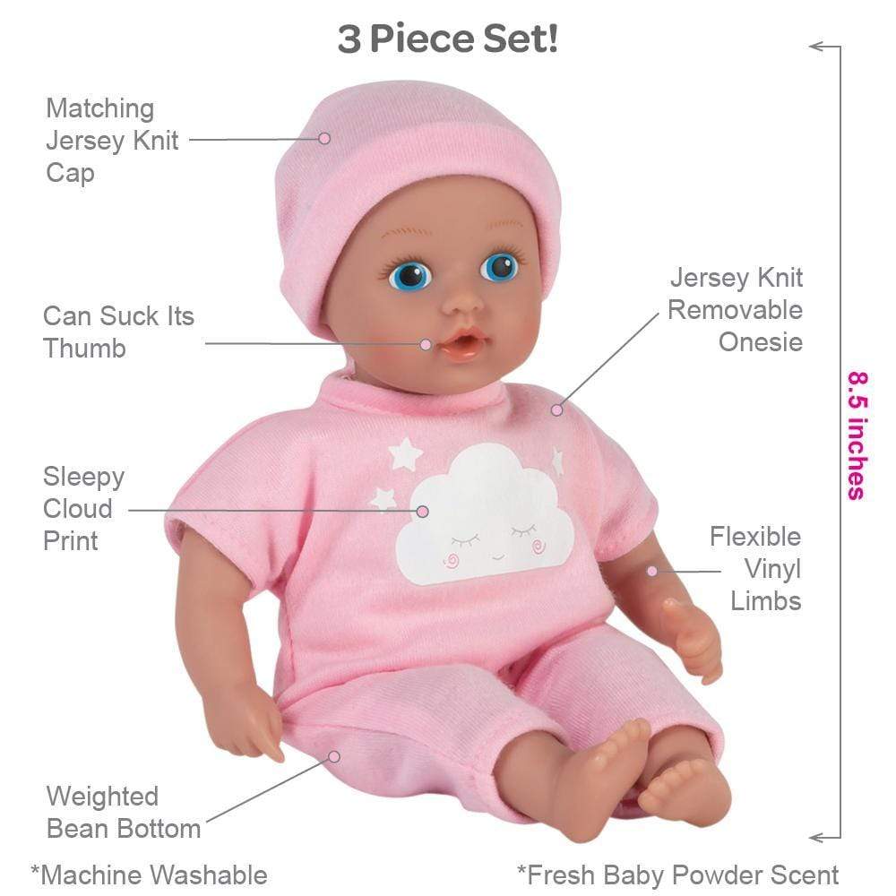 Adora Soft Baby Doll for Toddlers - Baby Tot Sleepy Cloud 8.5 inches