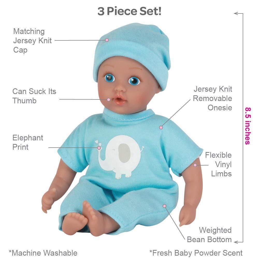 Adora Soft Baby Doll for Toddlers - Baby Tot Elephant Dreams 8.5 inches