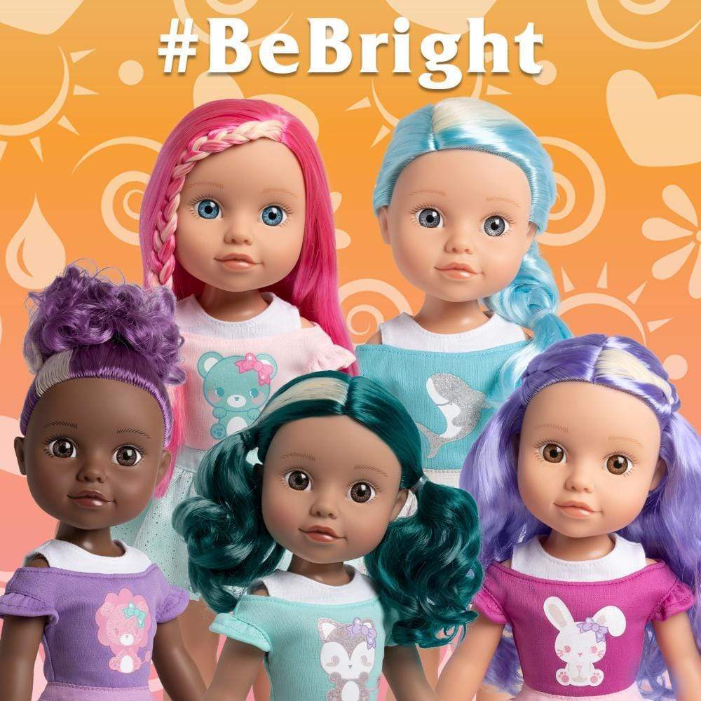 Adora 14" Doll-Be Bright Doll Honey Bear,Hair Color Changes in the Sun