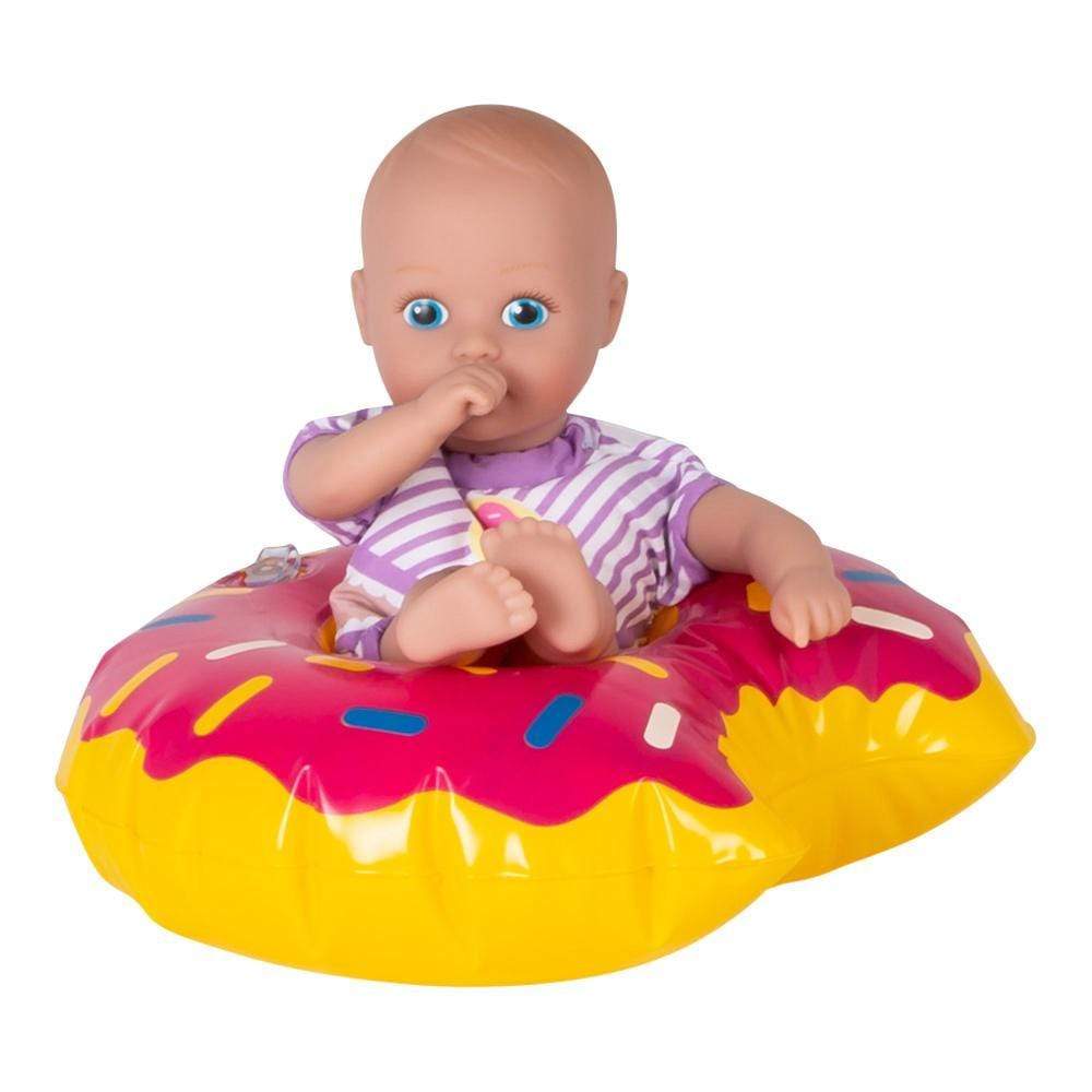 Adora Baby Bath Toy SplashTime Baby Doll Sprinkle Donut, 8.5 inches