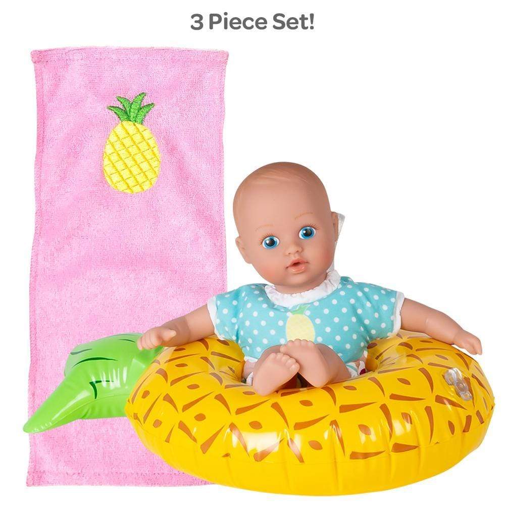 Adora Water Baby Doll SplashTime Baby Tot Sweet Pineapple, 8.5"