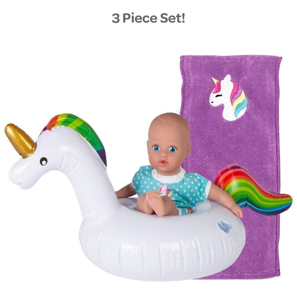 Adora Water Baby Doll - SplashTime Baby Tot Magical Unicorn 8.5 inches