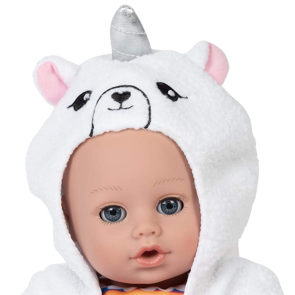 Adora Baby Doll for 1 year olds - BathTime Baby Llama Corn, 8.5 inches