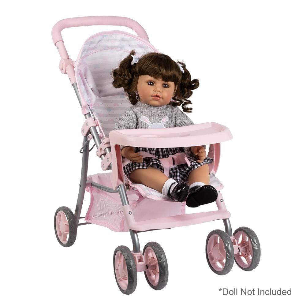 Adora Baby Doll Stroller - Pink Snack N Go Shade Stroller 20x13"