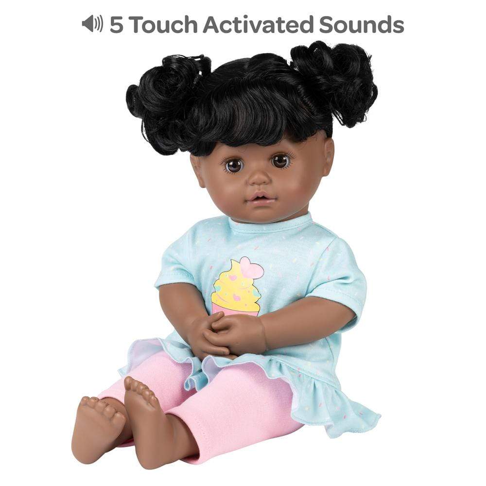 Adora Interactive Baby Doll, 15 inch My Cuddle & Coo Cuppy Cake