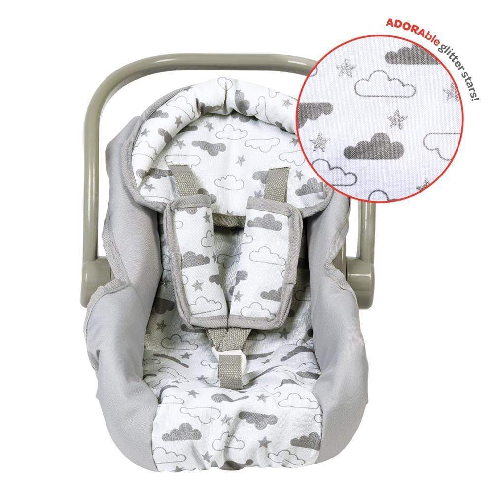 Adora Baby Doll Car Seat Carrier- Gender Neutral Twinkle Stars