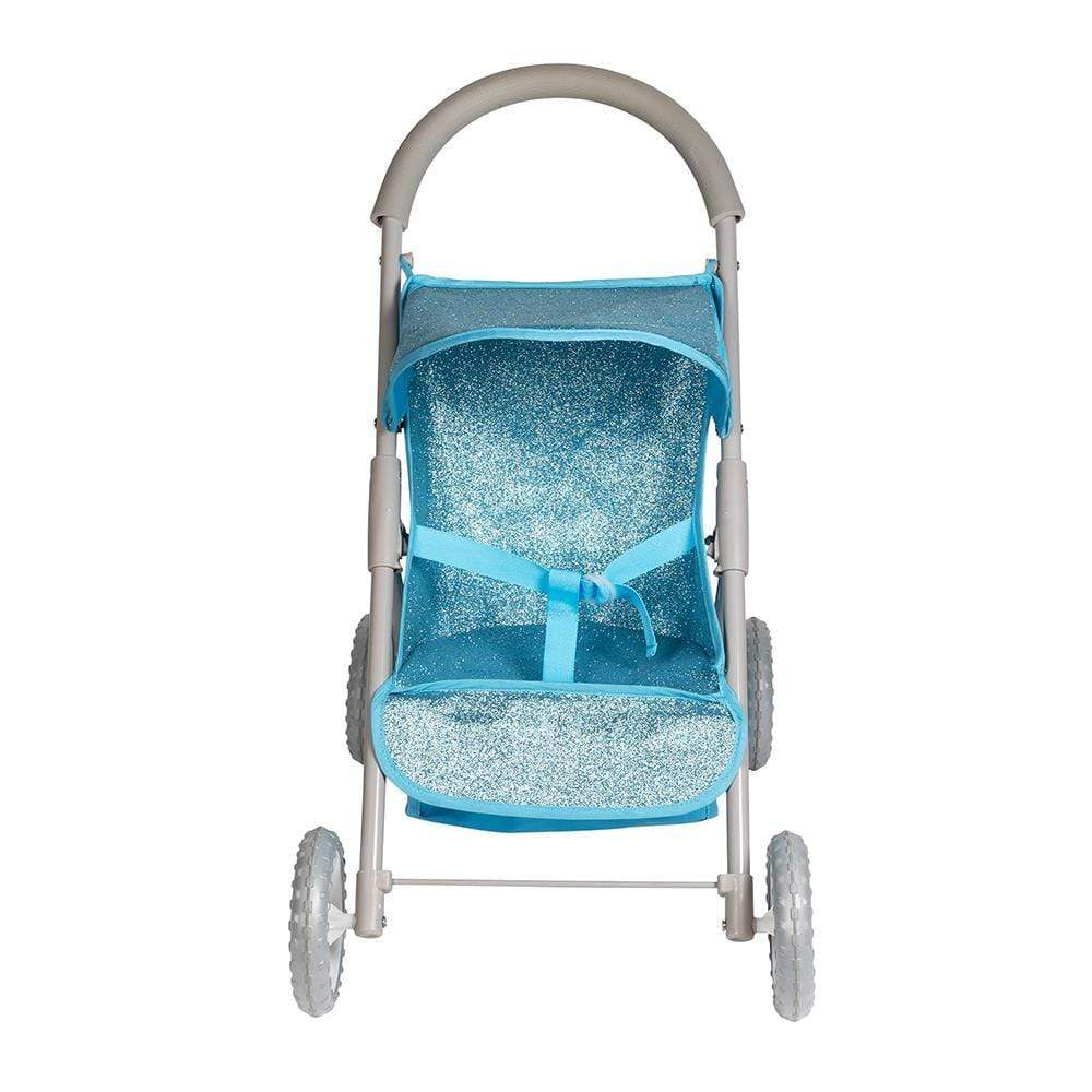 graco doll stroller blue Adora Baby Doll Glitter Medium Shade Stroller, fits up to 20" dolls