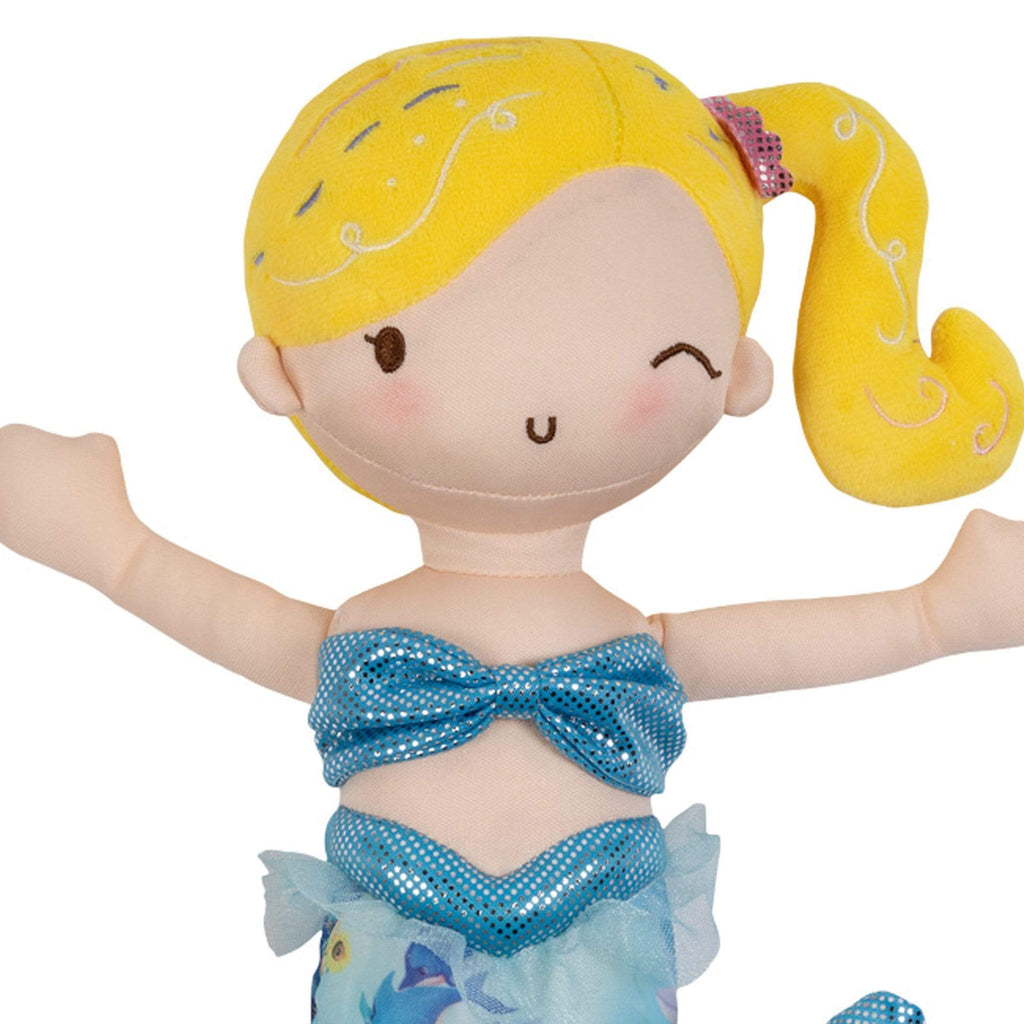 Adora Color-changing Soft Plush Mermaid Doll Coral, 10 inches