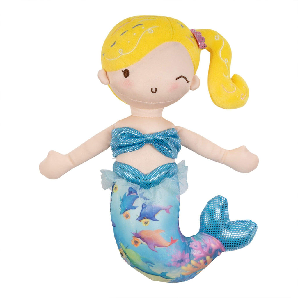 Adora Color-changing Soft Plush Mermaid Doll Coral, 10 inches