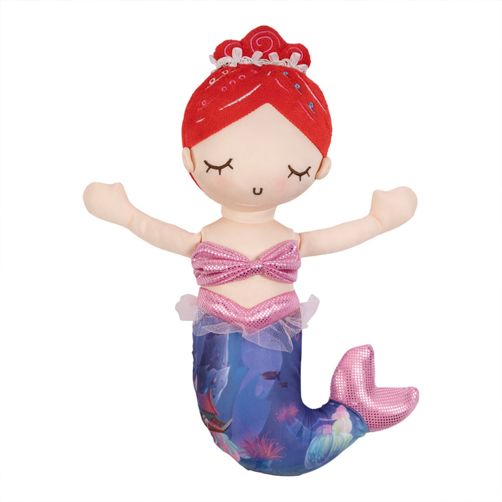 Adora 10" Color-changing Soft Plush Mermaid Doll Ariel, Bath Toy