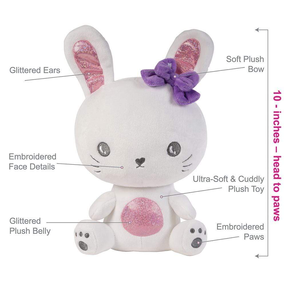 Adora 9" Stuffed Animal for Ages 1+, Be Bright Plush Bunny 