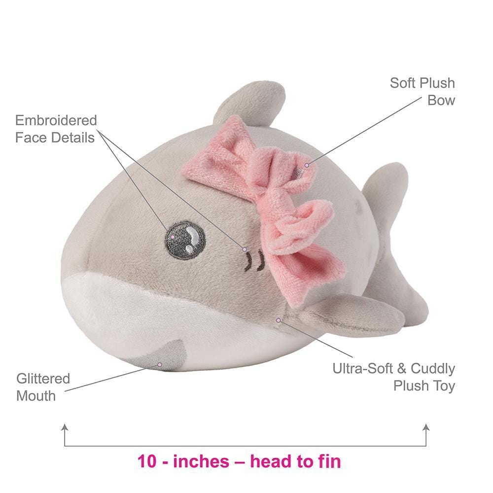 Adora 9" Stuffed Animal for Ages 1+, Be Bright Plush Shark