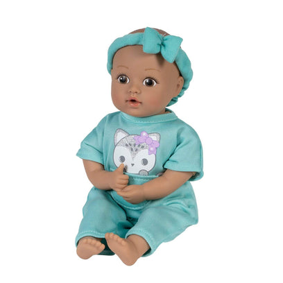 Adora Mini Baby Doll with a Baby Wolf Stuffed Animal - Be Bright Tots 