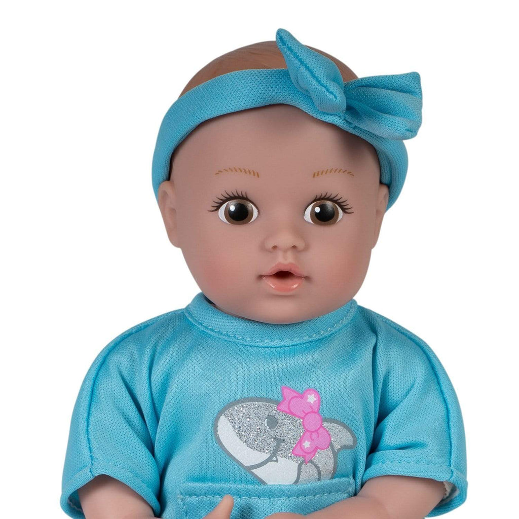 Adora Mini Baby Doll with a Baby Shark Stuffed Animal - Be Bright Tots 