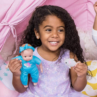 Adora Mini Baby Doll with a Baby Shark Stuffed Animal - Be Bright Tots 