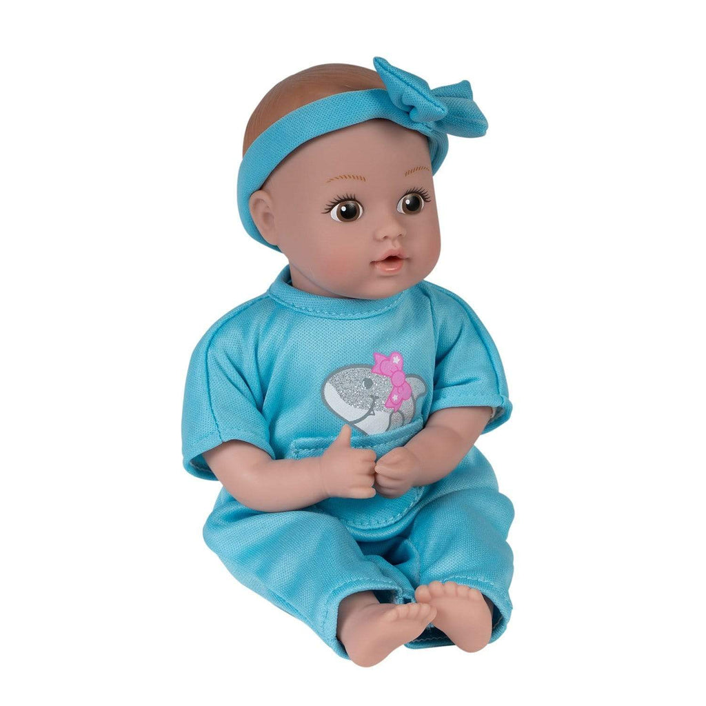 Adora Mini Baby Doll with a Baby Shark Stuffed Animal - Be Bright Tots 