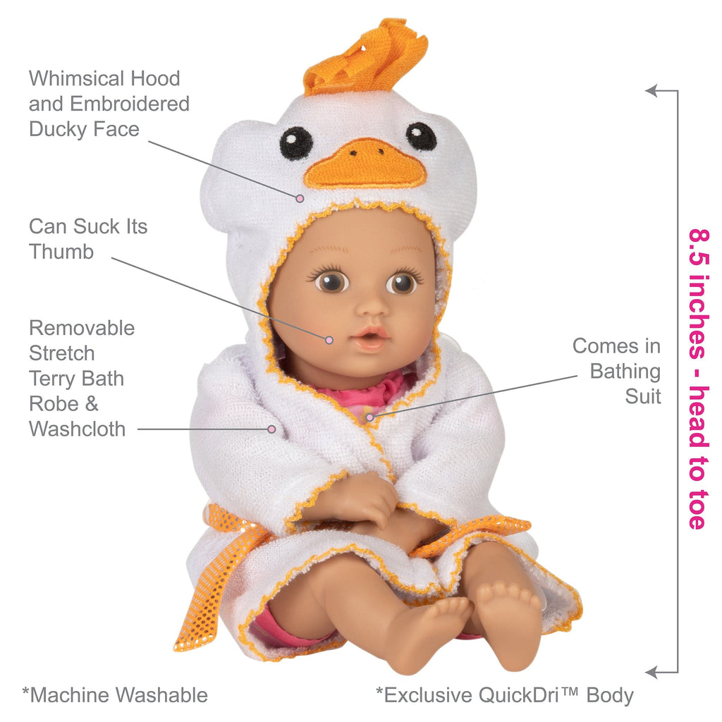 Adora 8.5" Soft Baby Doll Baby Tot Ducky - Kids 1 and up