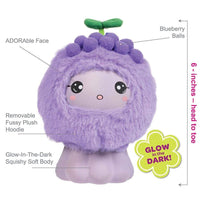 Adora Glow in the Dark Squishy Toy - Goofy Grape, 6