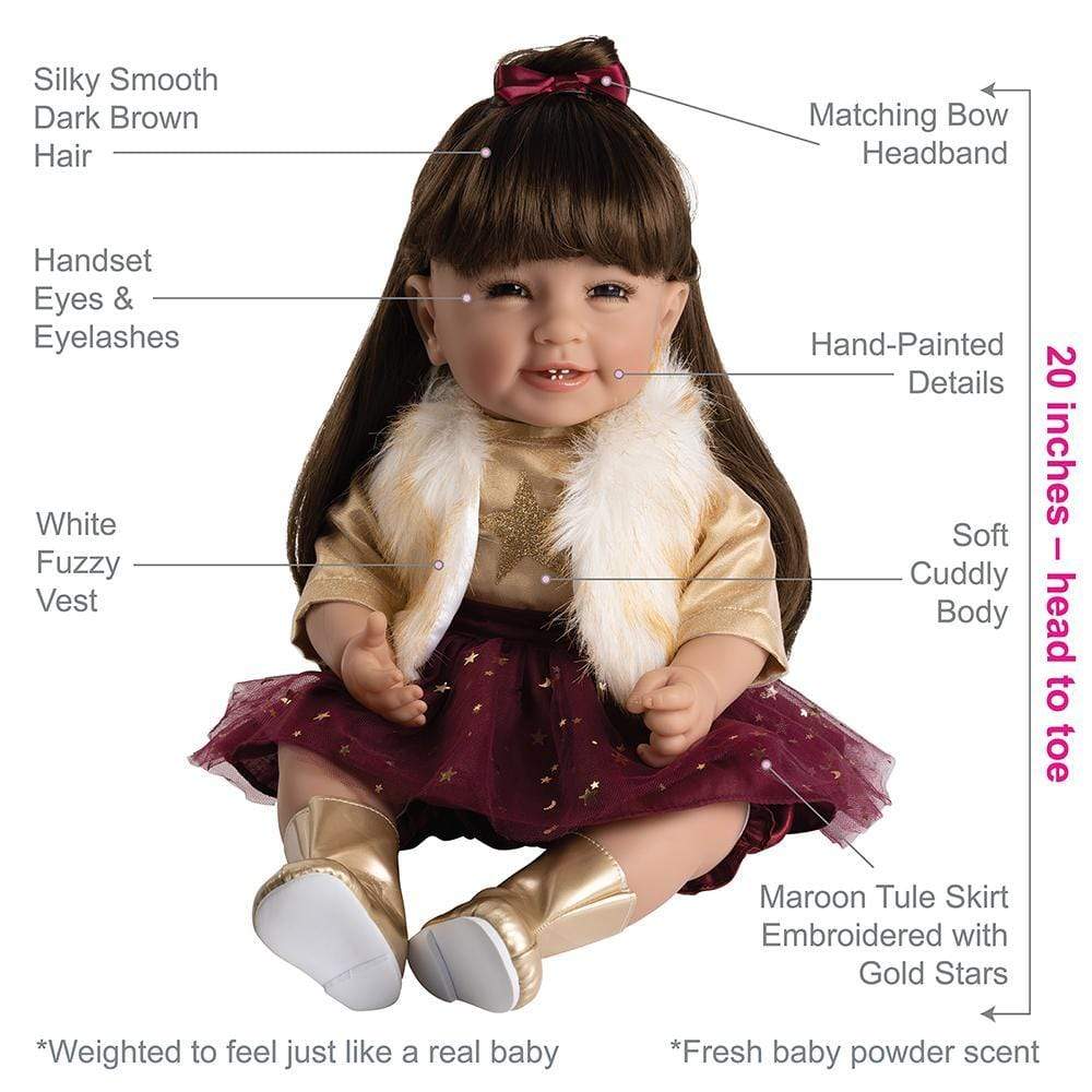 Adora Toddler Doll Starry Night - 20 inch Real Life Baby Doll