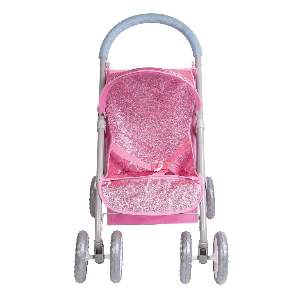 Adora Baby Doll Pink Glam Glitter Medium Shade Stroller, for 20" dolls