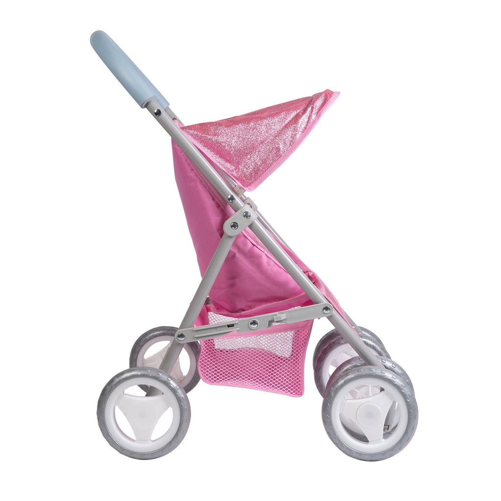 Adora Baby Doll Pink Glam Glitter Medium Shade Stroller, for 20" dolls