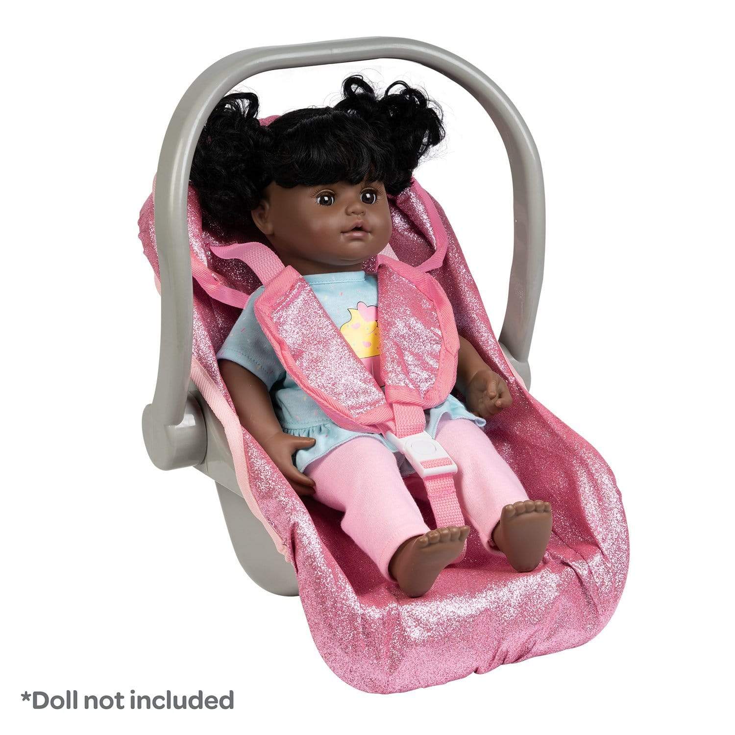 Adora Baby Doll Glam Glitter Car Seat Carrier, fits doll up to 20