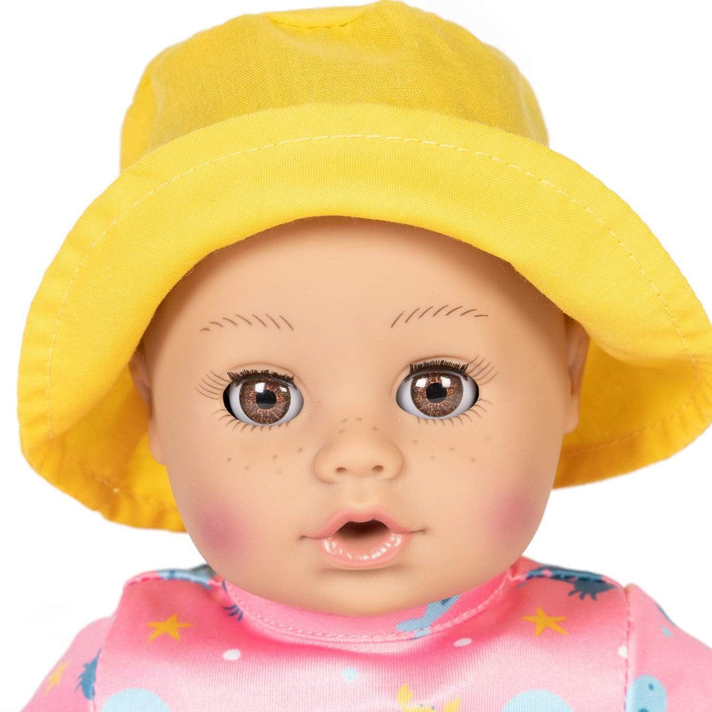 Adora Beach Baby Doll Rose - Interactive UV/Sun Activated Freckles & Rosy Cheeks