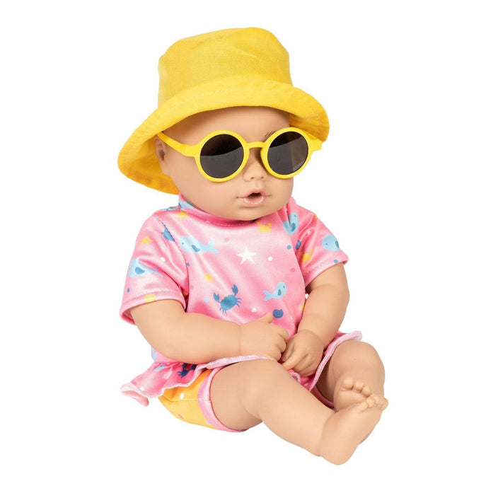 Adora Beach Baby Doll Rose - Interactive UV/Sun Activated Freckles & Rosy Cheeks