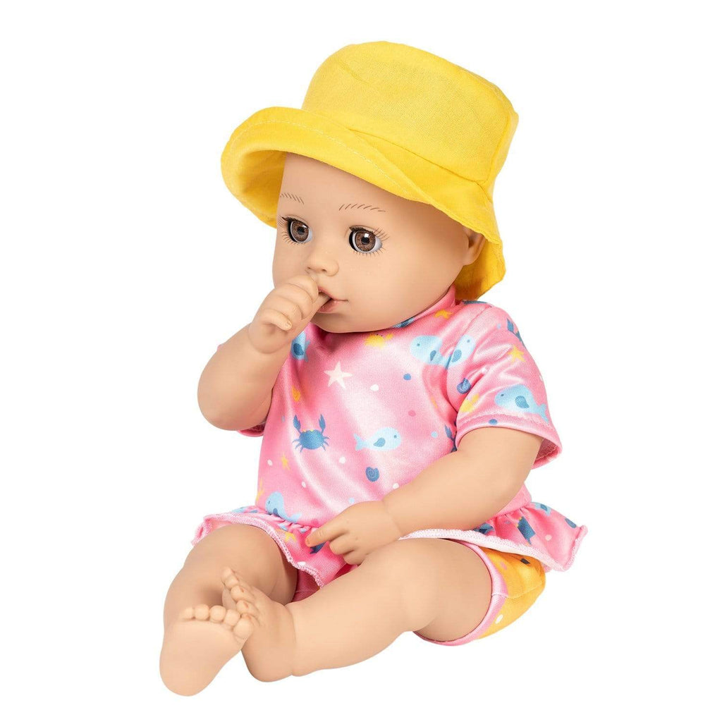 Adora Beach Baby Doll Rose - Interactive UV/Sun Activated Freckles & Rosy Cheeks