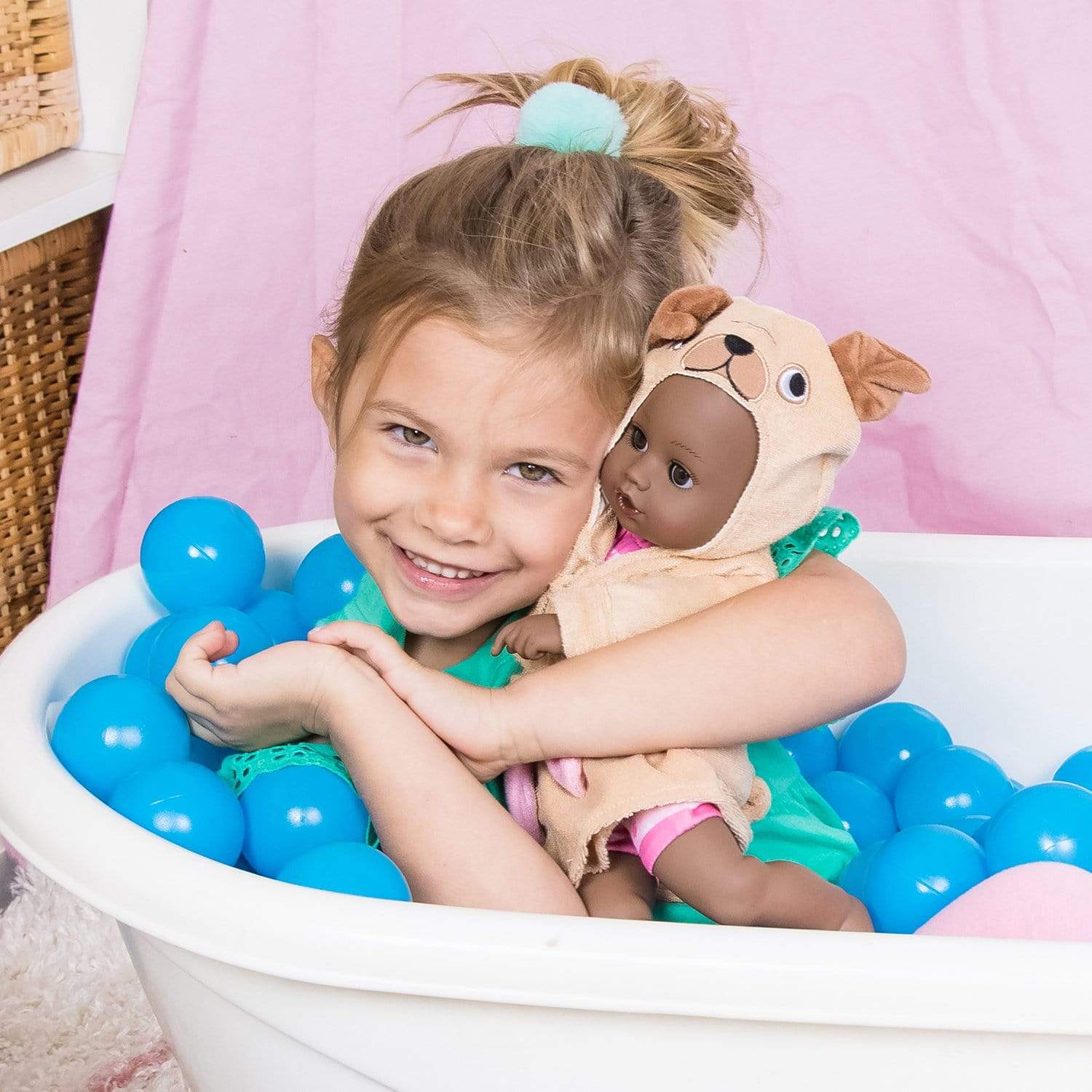 Adora Doll Toddler Water Bath Toys BathTime Baby Puggy Love, 13
