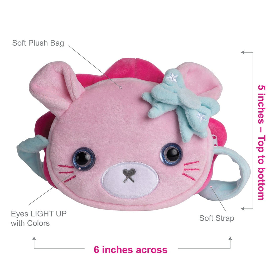 Adora Be Bright Purse for Little Girls - Eyes Light Up with Colors!