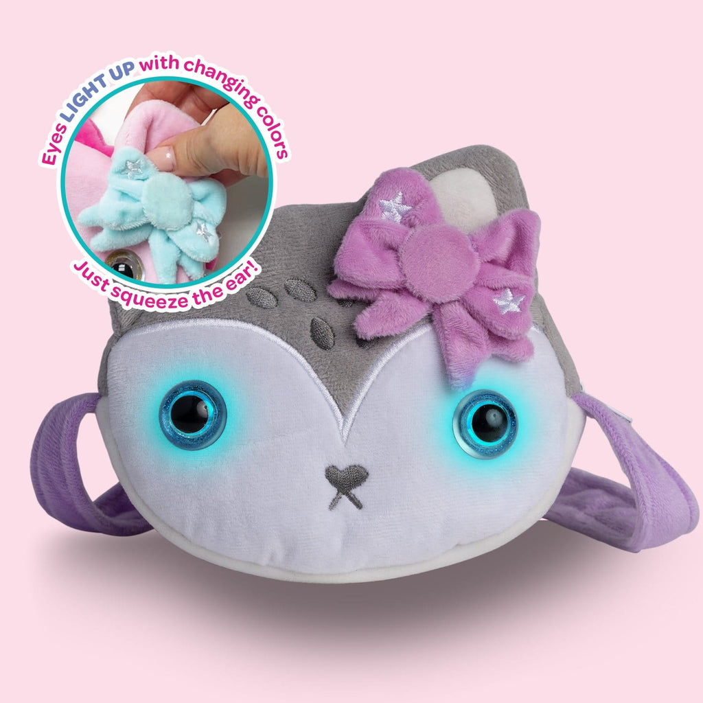 Adora Be Bright Purse for Little Girls - Eyes Light Up with Colors!