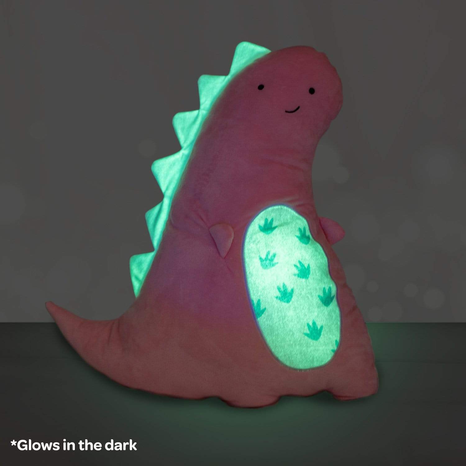 Adora Glow in the Dark Pillow - Dino Stuffed Animal Design