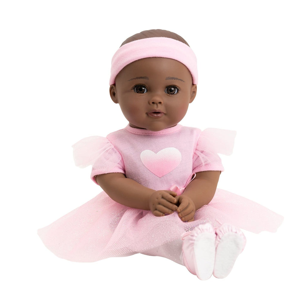 Adora Ballerina Doll - Juliet -13 inch Black Baby Doll, Open/Close Eyes