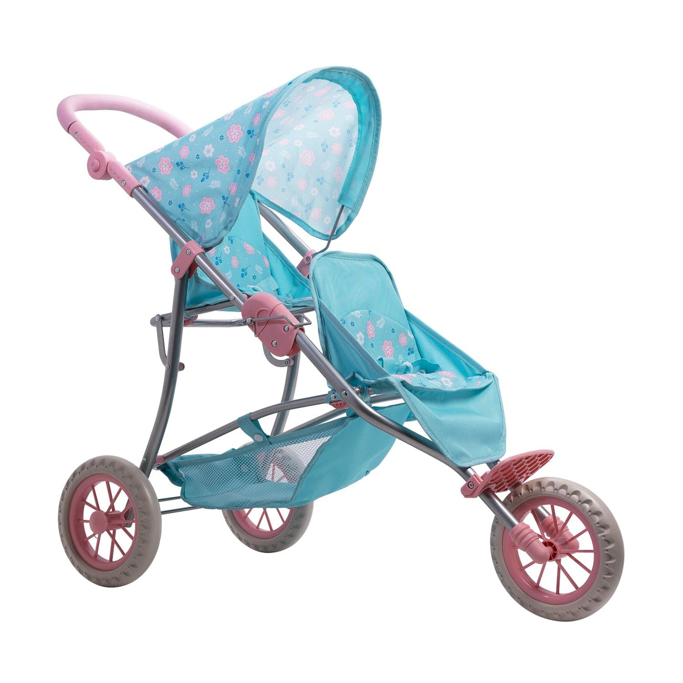 Flower Power Twin Baby Doll Stroller