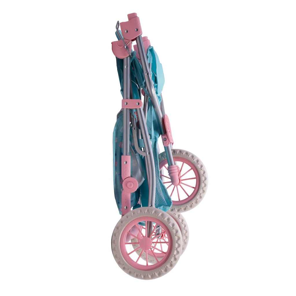 Flower Power Twin Baby Doll Stroller