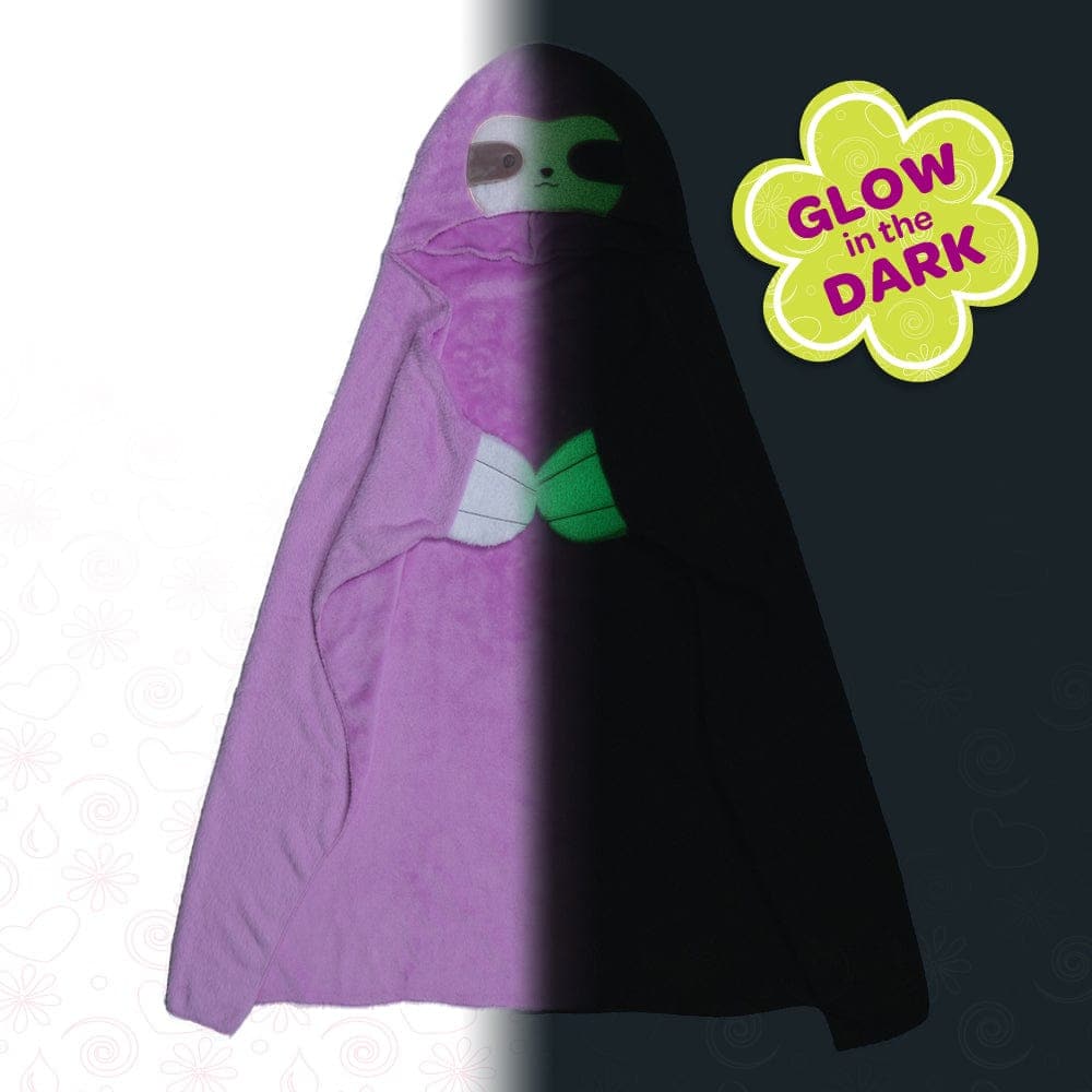 Adora Snuggle & Glow Sloth Plushie Hoodie, Glows in the Dark