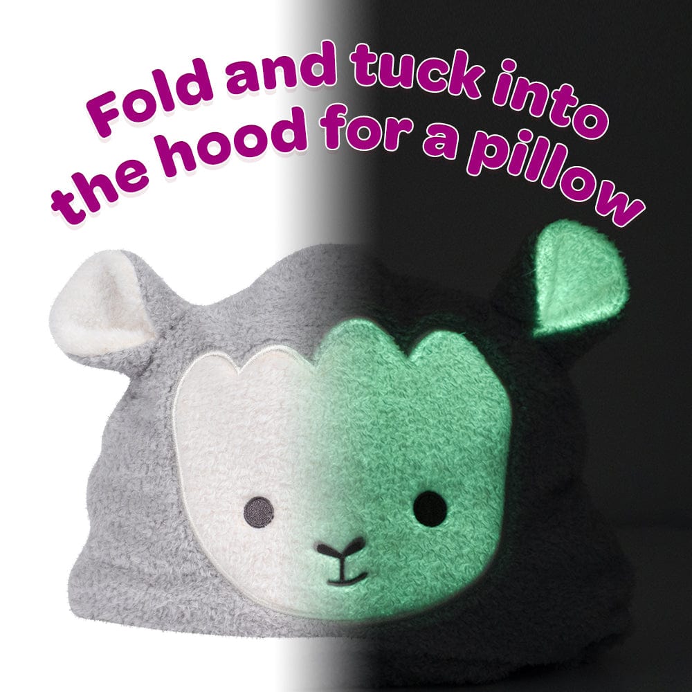 Adora Wearable Blanket Hoodie for Kids - Snuggle & Glow Llama Blanket