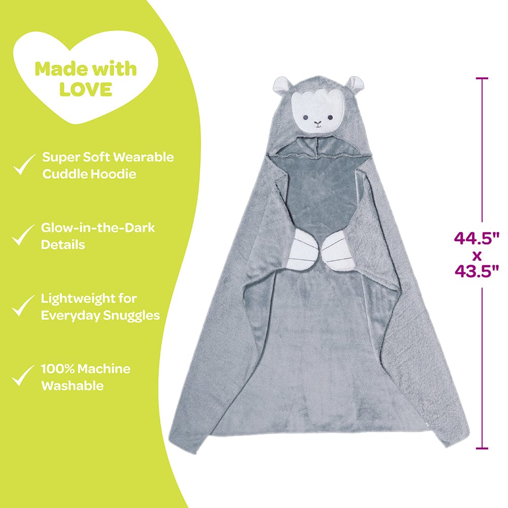 Adora Wearable Blanket Hoodie for Kids - Snuggle & Glow Llama Blanket