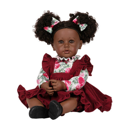 Adora Toddlertime Cranberry Kisses African American Baby Doll, Doll Clothes & Accessories Set