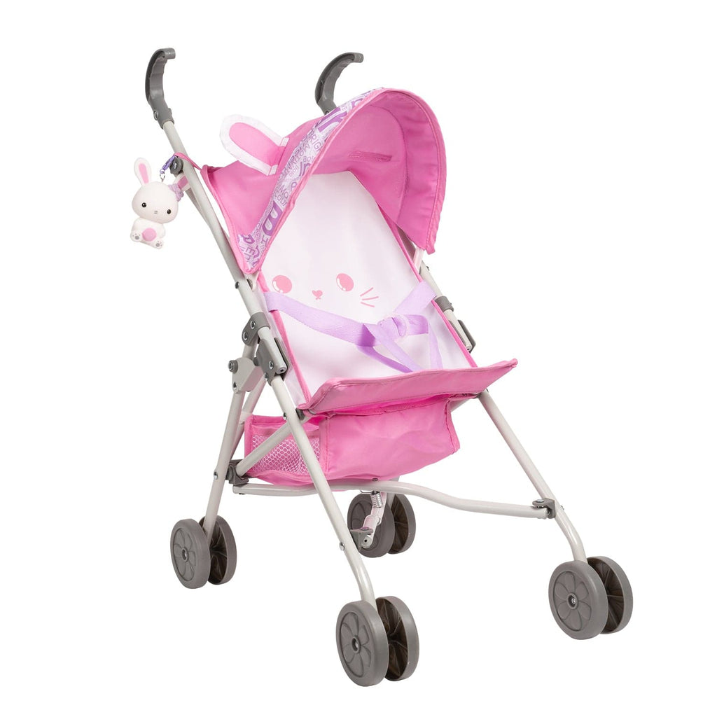 Be Bright Bunny Medium Shade Stroller with Clip-On Bunny Toy