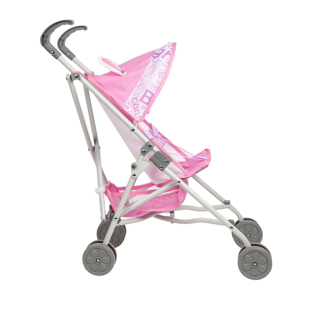 Be Bright Bunny Medium Shade Stroller with Clip-On Bunny Toy