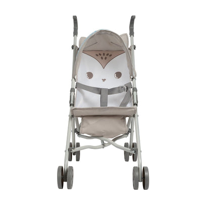 Be Bright Wolf Medium Shade Stroller with Clip-On Wolf Toy